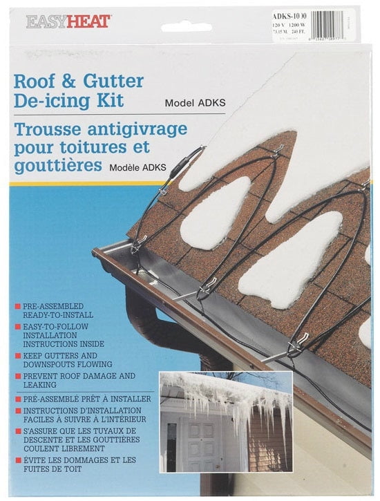 1PC Easy Heat Easy Heat ADKS1000 Roof & Gutter Deicing Cable, 200