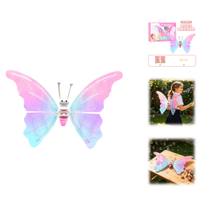 1PC Electric Backpack Butterfly Bubble Machine, Cute Cartoon Butterfly Bubble Maker for Parties