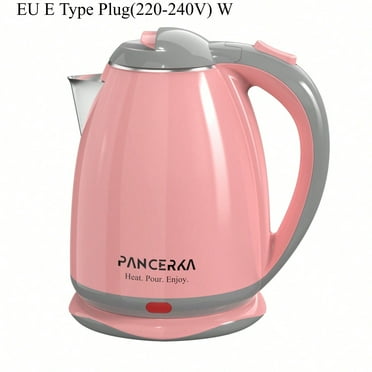 1PC Electric Kettle, Cordless Water Warmer 1.8 Liter Rapid Boil With Auto Shut Off, Anti-Scald Design, Ideal For Coffee & Tea