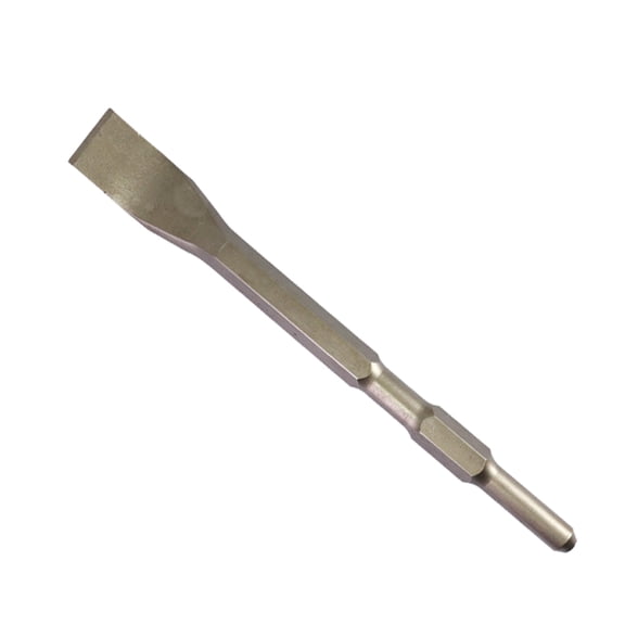 1PC Electric Pickaxe Head Impact Drill Bit Hexagonal Handle Bent Flat Chisel Bit Carbon Steel Durable