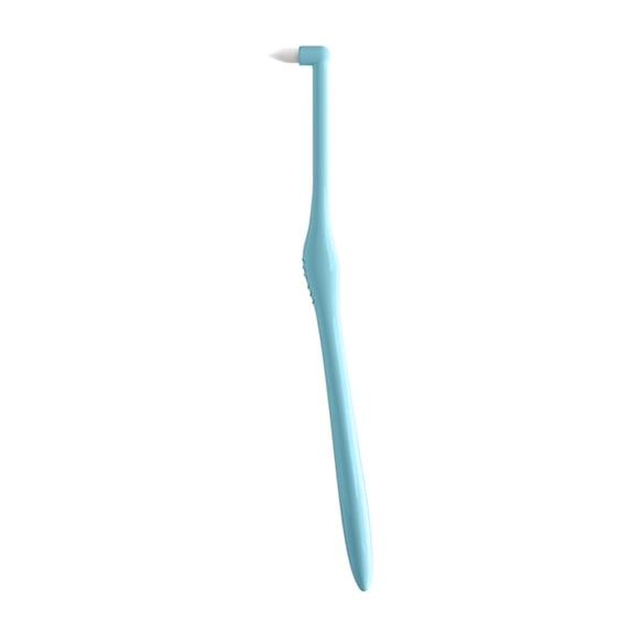1PC End Tuft Toothbrush Adult, End Tuft Brush, Single Tufted Toothbrush Orthodontic Toothbrushes for Braces, Small Head Tiny Interdental Interspace Brush for Detail Cleaning
