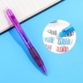 thumbnail image 1 of 1PC Erasable Gel Pens, 0.5mm Retractable Fine Point Heat Erasable Marking Pen Smooth Writing Fabric Markers for Sewing Drawing Writing Planner, Purple Ink, 1 of 2