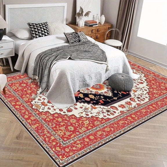 5.3'x7.5' indoor outdoor area rug persian rug album rug print rug big carpet