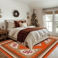 thumbnail image 1 of 6.5'x10' carpet for living room room carpet aztec area rug boho area rug soalmost area rug, 1 of 10