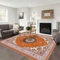 thumbnail image 1 of 6.5'x10' bedroom carpet runner carpet fuzzy area rug large area rug southwestern area rug, 1 of 10