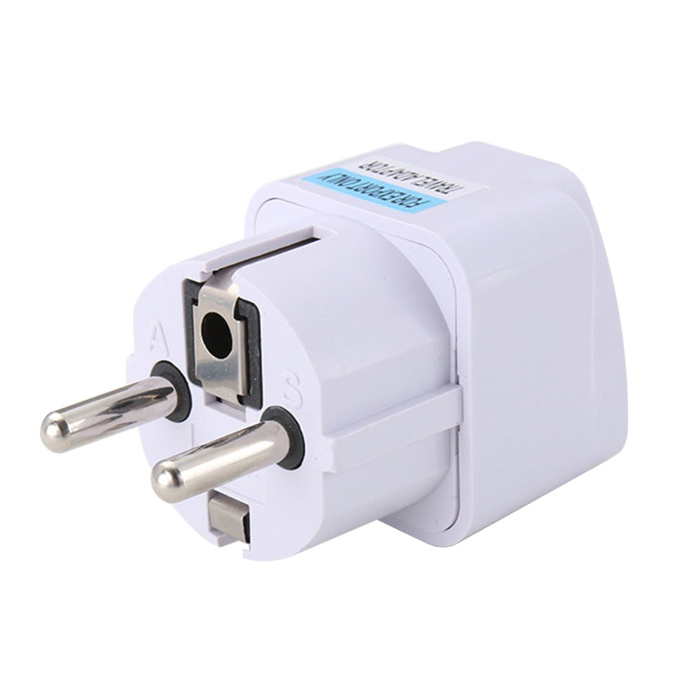 1PC European Plug Adapter Schuko Type E/F Worldwide Universal Travel