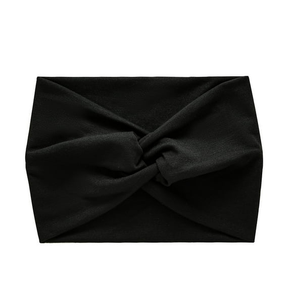 1PC Extra Wide Headbands for Women, 7'' Large Turban Knotted Bandana Head Bands for Women Non Slip, Boho Headbands for Women's Hair