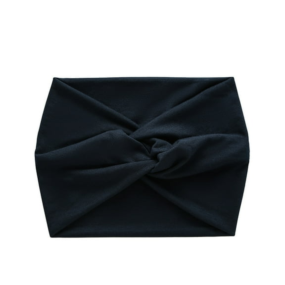 1PC Extra Wide Headbands for Women, 7'' Large Turban Knotted Bandana Head Bands for Women Non Slip, Boho Headbands for Women's Hair