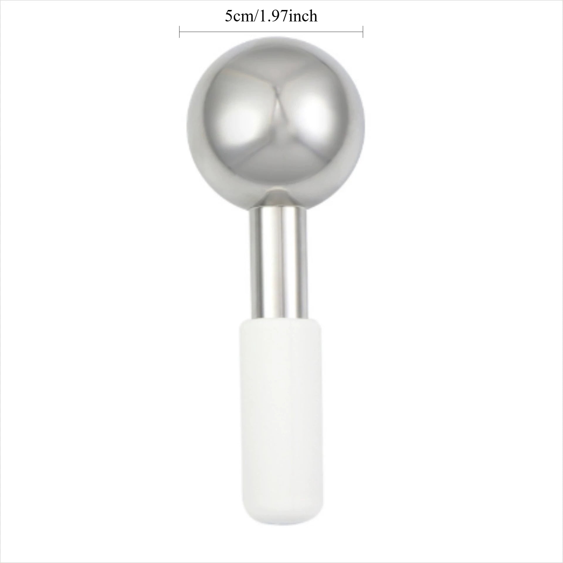Freezing Rod 1PC Facial Ice Hockey Cold and Hot Stainless Steel Facial Roller Beauty ...