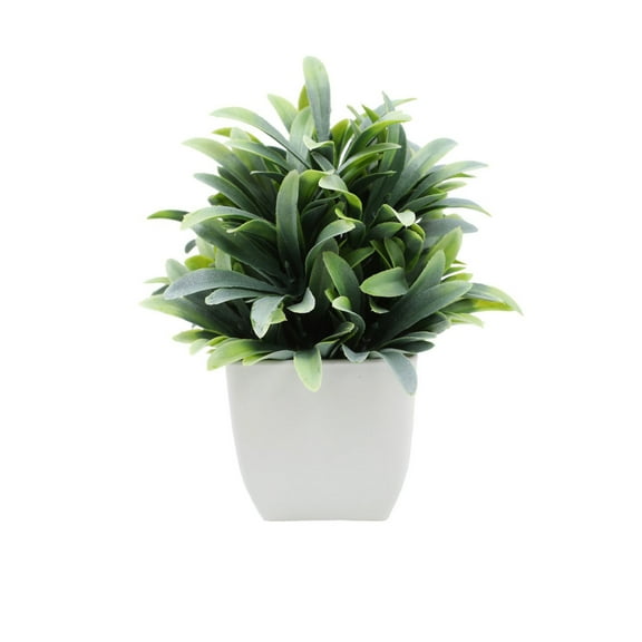 1PC Fake Plants Mini Artificial Greenery Potted Plants for Home Decor Office Room Decor Farmhouse Decor Indoor Table Bathroom Decor