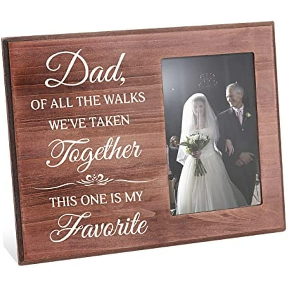 1PC Father of The Bride Gift Picture Frame Gift From the Bride to Dad