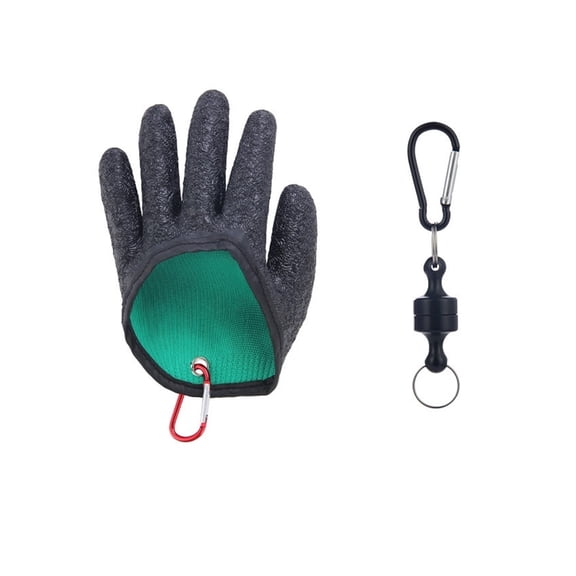 1PC Fishing Gloves ,Professional Non-Slip Anti puncture Latex Catch Fish Gloves ,Flexible and Comfortable