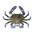 thumbnail image 1 of 1PC Fishing Lure, Soft Crab Bionic Lure with Lead Head Hook, Floating Fishing Bait for Sea Fishing Grouper & Rockfish, 8in/22g F-Small Size Fishing Tackle, 1 of 2