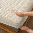 Cotton Thicken Mattress Cover Quilted Mattress Portector Topper Pad
