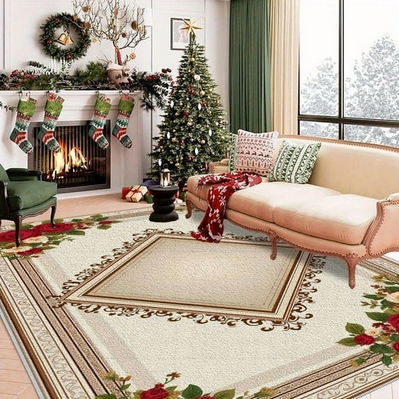 6'x9' living room carpet runner carpet indoor area rug neutral area rug southwestern area rug
