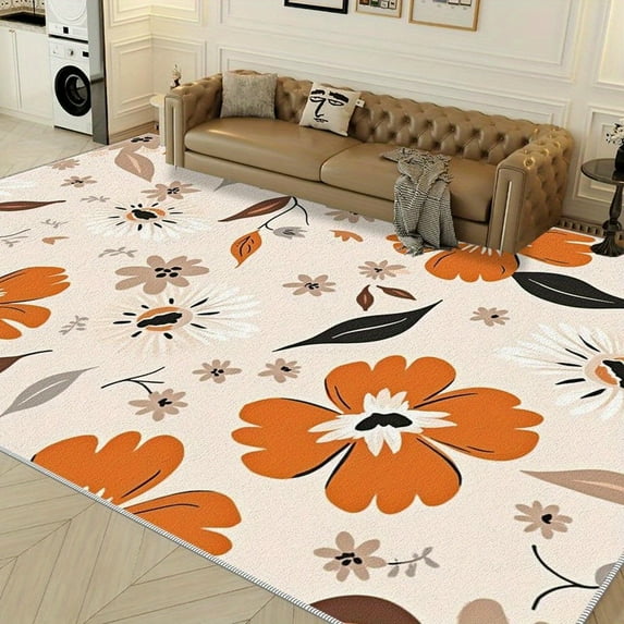 6.5'x10' patio carpet outdoor large carpet for bedroom area rug soft fun area rug non slip area rug