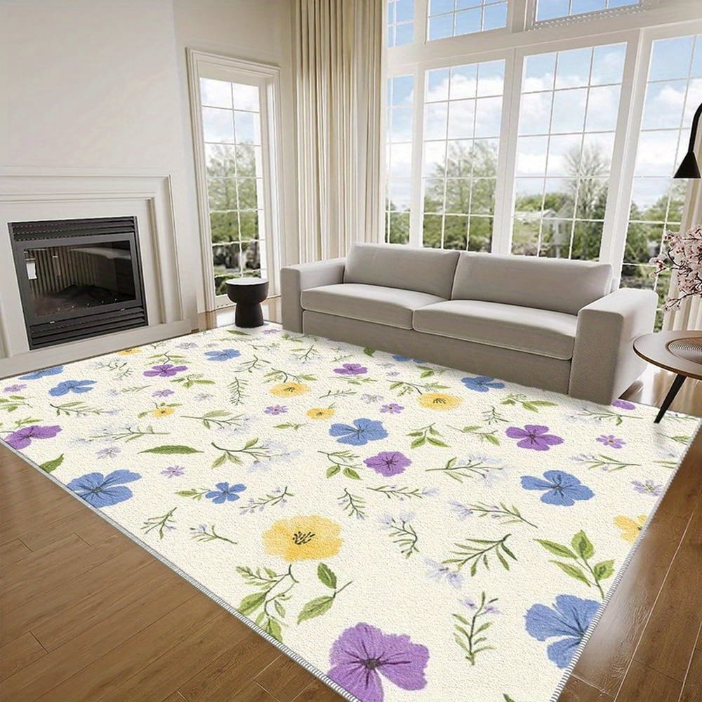 6'x9' carpet bedroom indoor/outdoor carpet area rug washable arrel ...