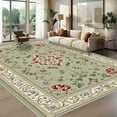 thumbnail image 1 of 4'x6' carpet mat carpet washable bedroom area rug living toom area rug octagon area rug, 1 of 10