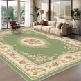 thumbnail image 1 of 1PC Floral Patterned Area Rug Local Carpet, Lightweight Washable Easy-to-Manage Carpet Mat Festival Gift, Suitable for Living Room, Bedroom, Dining Room, Office, Balcony, Room Accessories, 1 of 8