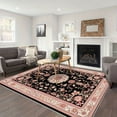 thumbnail image 1 of 6'x9' area rugs on sale botanical area rug area rug neutral area rug machine washable bedroom rug cute, 1 of 9