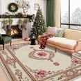 thumbnail image 1 of 6'x9' carpet in living room big carpet for bedroom area rug soft aztec area rug neutral area rug, 1 of 10