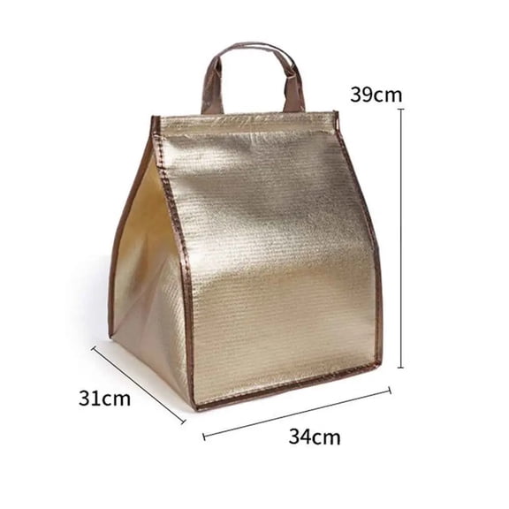 1PC Foldable Multifunction Cake Insulation Bag Waterproof Aluminum Foil Cooler Bag Thermal Box Home kitchen Delivery Bag