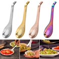 thumbnail image 1 of 1PC Food-Grade Slotted Spoon Heat-Resistant, Polished, and Non-Deforming - Perfect for Filtering Egg Yolk and Caviar, a Must-Have Kitchen Tool and Accessory, 1 of 7