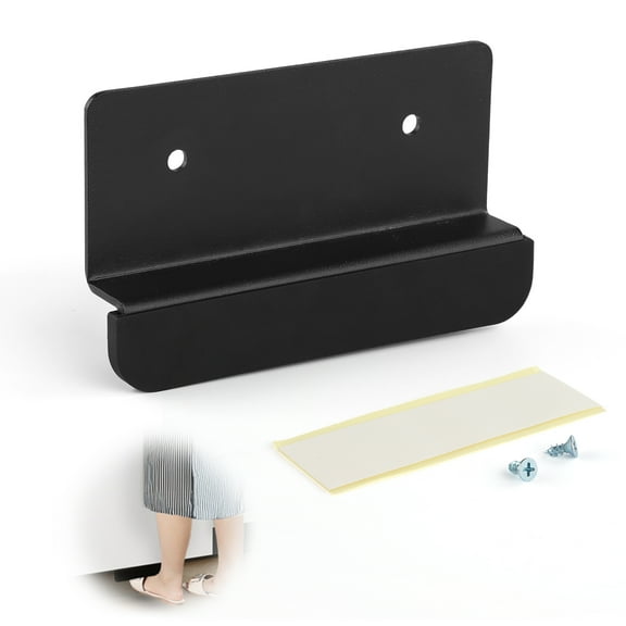 1PC Foot Pull for Trash Drawer, Hands-Free Under Cabinet Foot Pull, Cabinet Foot Pull with Adhesive and Screws, Touchless Opener for Drawers, Bins, & Cabinets