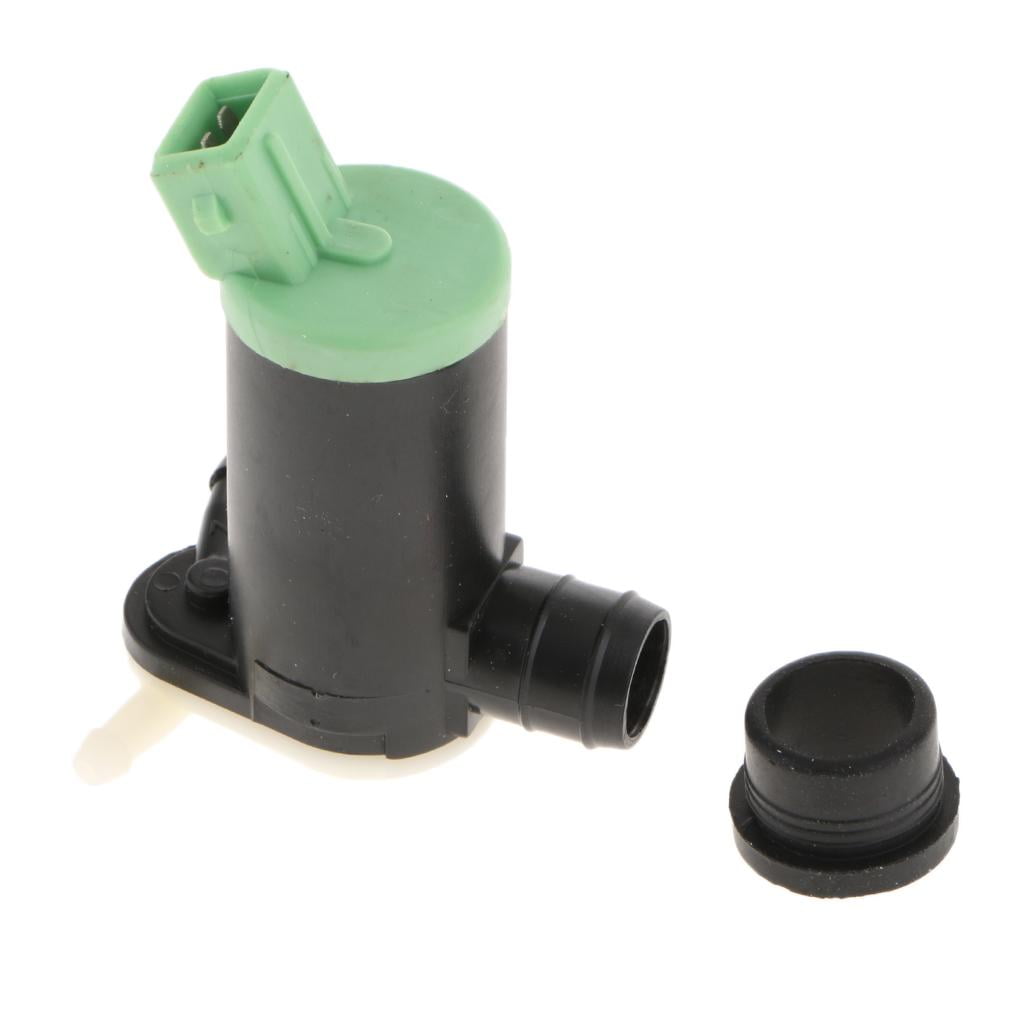 1PC Front Rear Dual Outlet Windshield Wiper Washer Pump w/ Grommet for 206 306 406 806