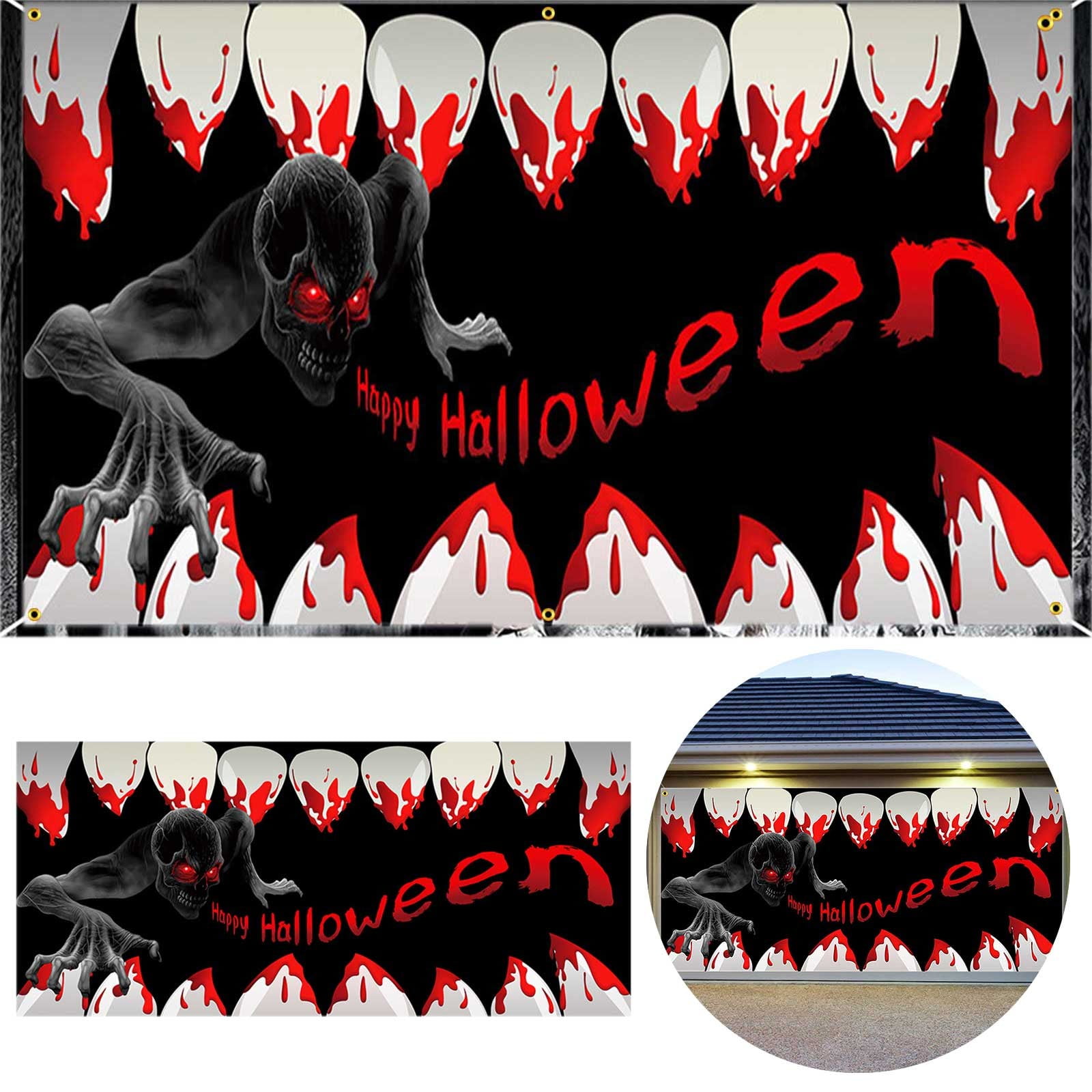 1PC Garage Door Banner Decorations For Garage Banner Outdoor