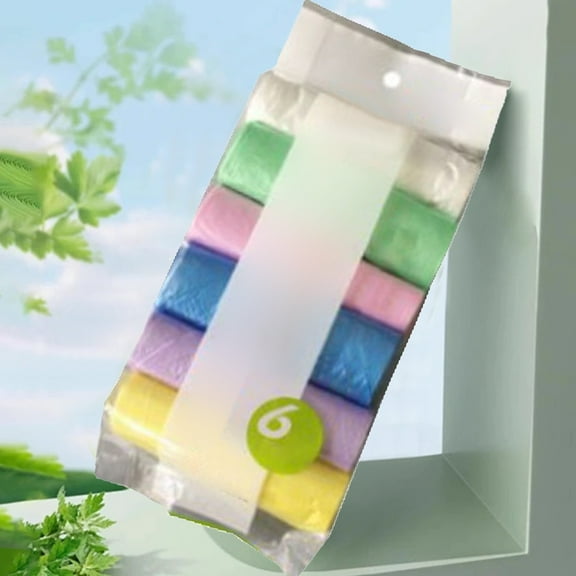 1PC Garbage Bags - Thickened Colored Small Garbage Bags with Handles, 4-Gallon Size, PE Material, Suitable for Bathroom, Bedroom, Kitchen & More