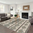 thumbnail image 1 of 6.5'x10' carpet for bedroom large carpet for bedroom farmhouse area rug moroccan area rug neutral area rug, 1 of 10