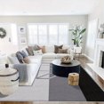 thumbnail image 1 of 5'x7' boho carpet outdoor carpet runner rug grippers for area rugs rustic area rug washable area rug, 1 of 10
