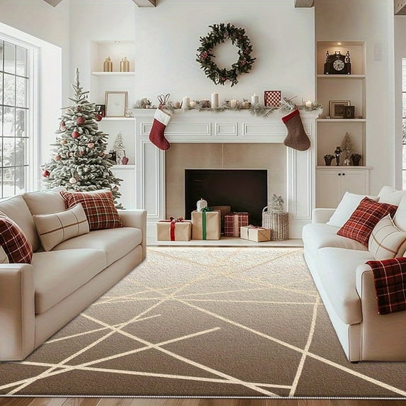 5.3'x7.5' patio carpet outdoor indoor/outdoor carpet abstract area rug area rug thick retro area rug