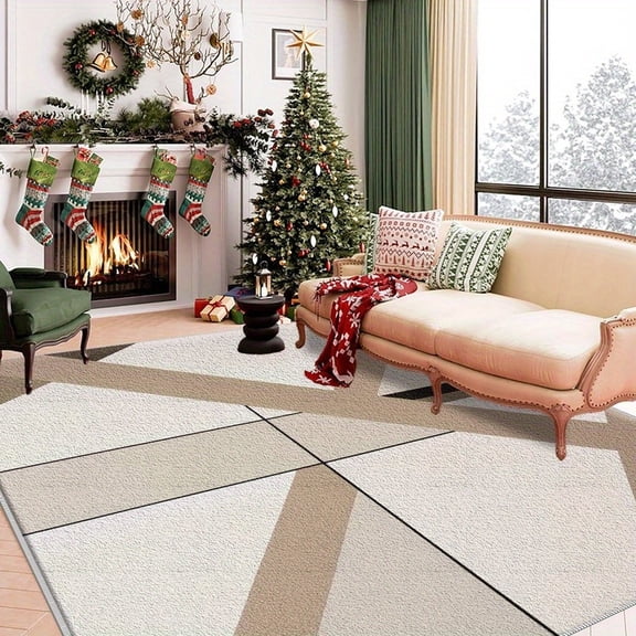 5.3'x7.5' bedroom carpet indoor outdoor carpet roll area rug living room unique area rug washable area rug