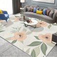thumbnail image 1 of 1PC Floral Pattern Area Rug Partial Carpet, Lightweight Washable Easy-to-Clean Carpet Mat Festival Gift, Suitable for Living Room, Bedroom, Office, Dining Room, Bathroom, Room Accessories, 1 of 10