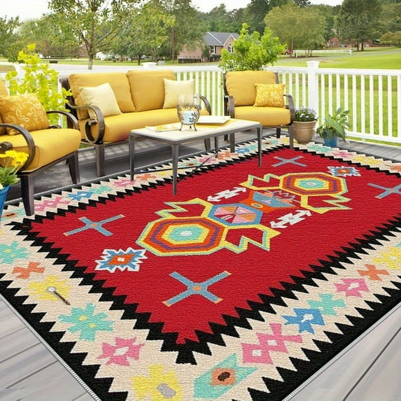 6.5'x10' indoor outdoor carpet carpet slip grip bohemian area rug gothic area rug high pile area rug