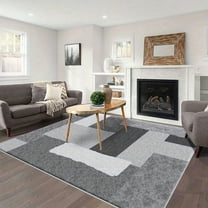 6.5'x10' area rug with matching runner boho entry rug area rug modern farmhouse area rug large area rugs for bedroom