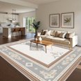 thumbnail image 1 of 3'x5' carpet for stairs non slip carpet slip grip area rug bedroom floral area rug high traffic area rug, 1 of 10