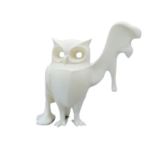 1PC Ghost Melting Owl 3D Print