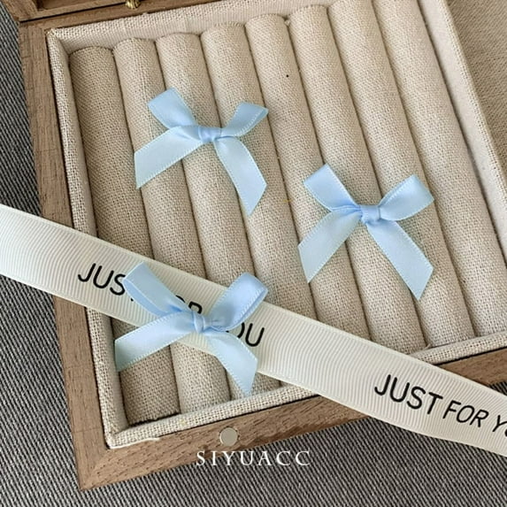 1PC Girls Sweet Hair Accessories Headwear Bow Hairpin Multicolor Barrette Mini Bowknot Hair Clips BLUE 1PC