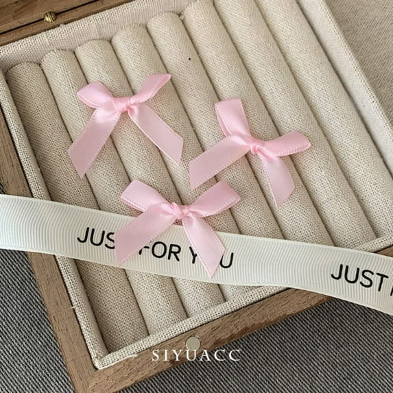 1PC Girls Sweet Hair Accessories Headwear Bow Hairpin Multicolor Barrette Mini Bowknot Hair Clips PINK 1PC