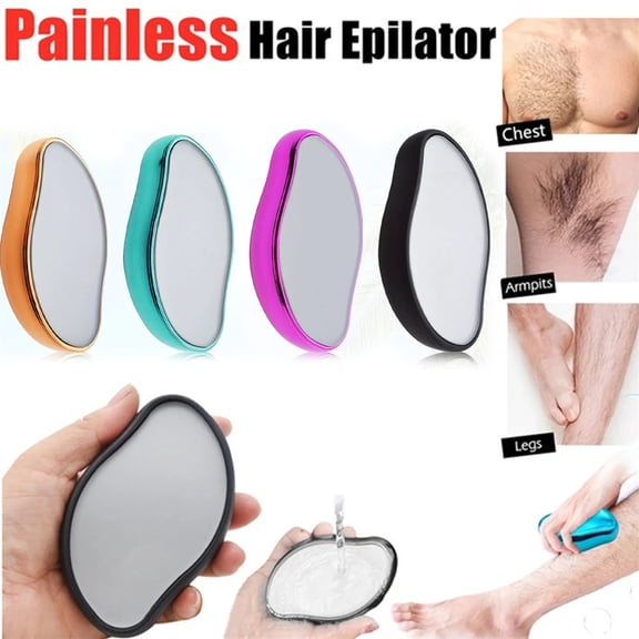 1PC Glass Rubber Physical Hair Remover Reusable Safety Epilator Easy Clean Body Beauty Whitening Glass Hair Removal Tools