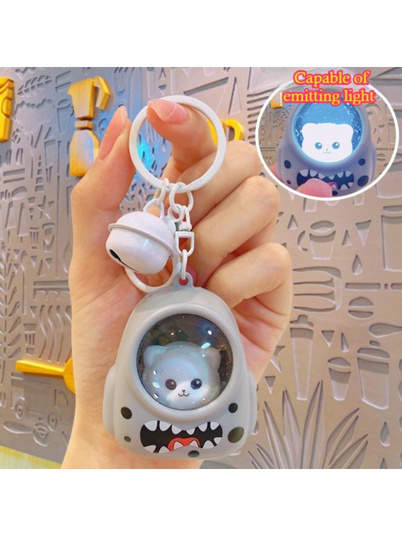 1PC Glowing Travel Cat Bag with Cat Keychain, Starry Sky Cat Glowing Keychain, PVC Material Bag Decoration, Car Key Decoration. Ideal Christmas Party Gift, Available in Four Colors