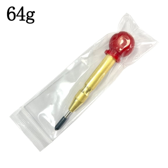 1PC Gold Center Punch Automatic Spring Positioner Glass Striker Window Breaker Punch Centering and Punching Tool Accessories