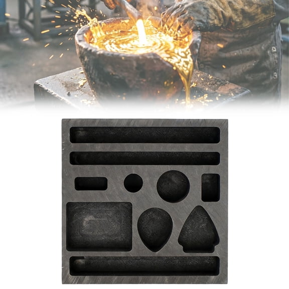 1PC Graphite Casting Mold Diy Tool Hobby Tool For Hobby Use (B)