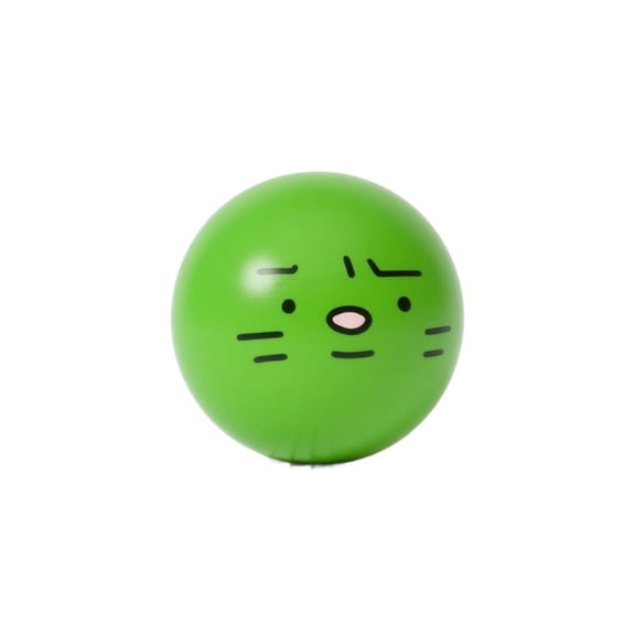 1PC Green Kitten Stress Balls for All Ages,Squeezing Fidget Toys,Stress Relief Squish Balls,Vent Mood and Improve Focus,Hand Grip Pressure Balls for Daily Life,Desktop Decor Gift,2.36in.