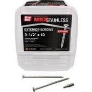 Grip-Rite PrimeGuard Max 3-1/2 In. T25 Star Drive Trim Head Stainless Steel Deck Screw 5 Lb.