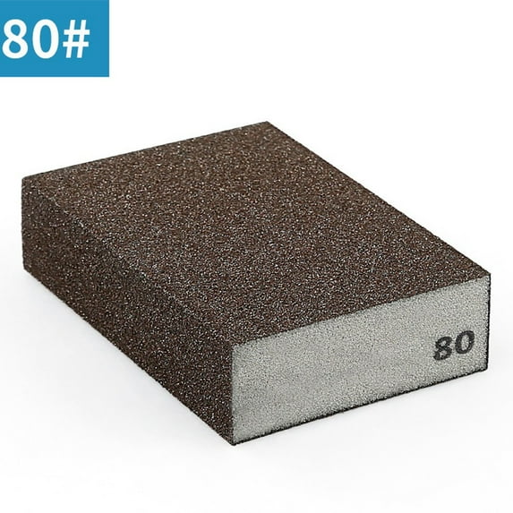 1PC Grit 80# Wall Grinding Sponge Sand Block Sandpaper Polished Sand Brick
