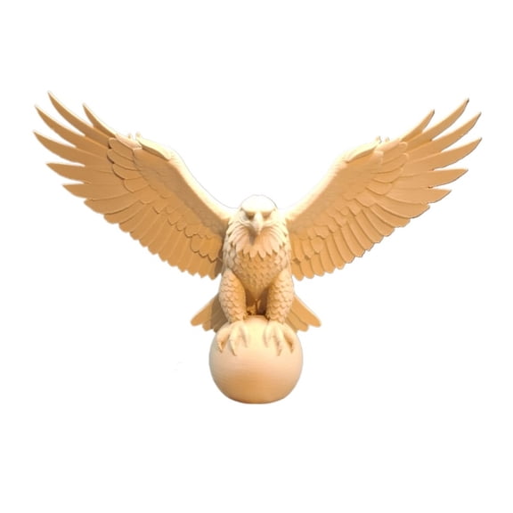 1PC Guardian of the Sky Eagle Sculpture 3D Printing